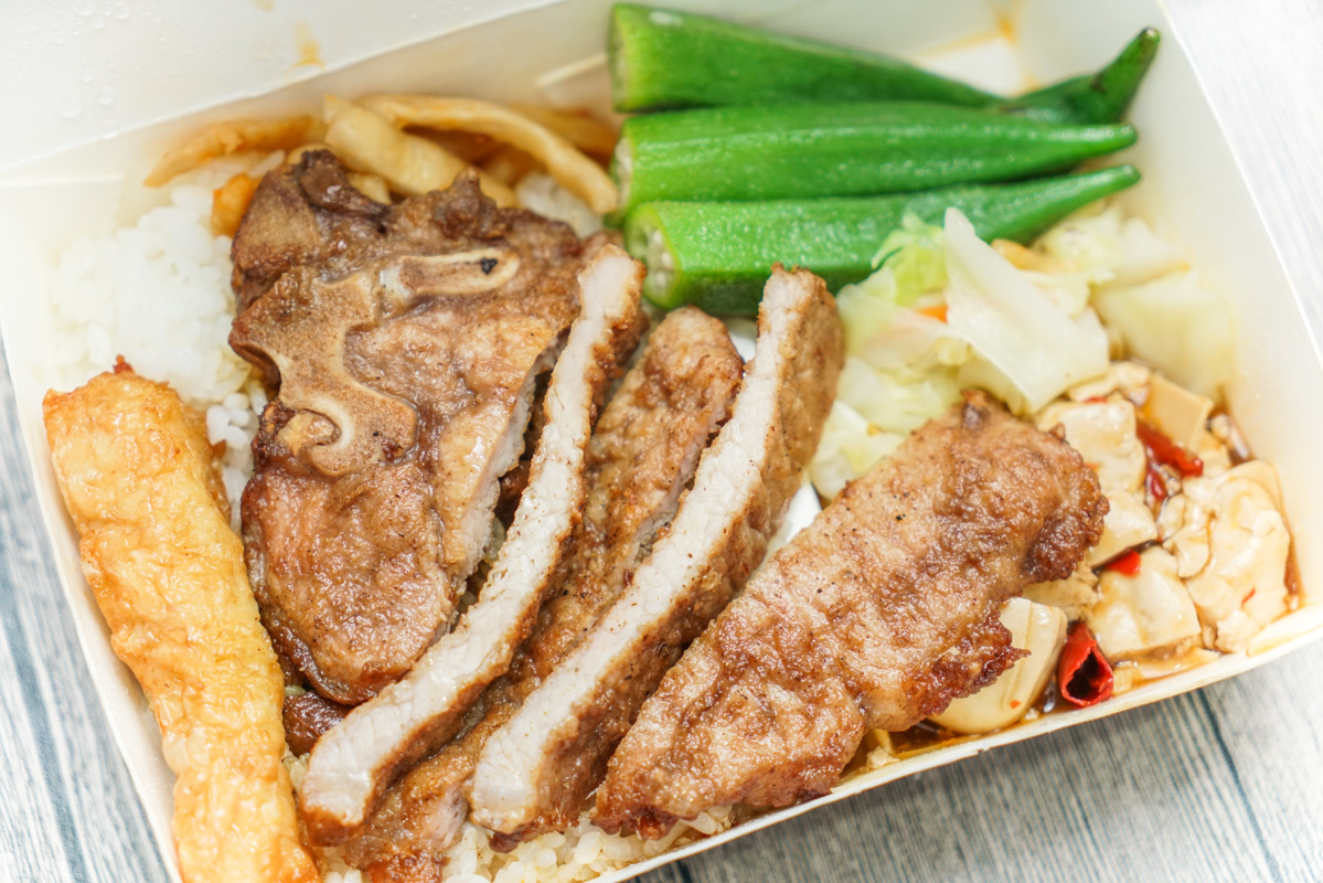 台北好吃排骨便當｜台北人氣滷肉飯、蝦捲飯&#8230;更不容錯過是現炸的好吃排骨『金仙滷肉飯』南京三民站美食、外帶便當 @梅格(Angelababy)享樂日記