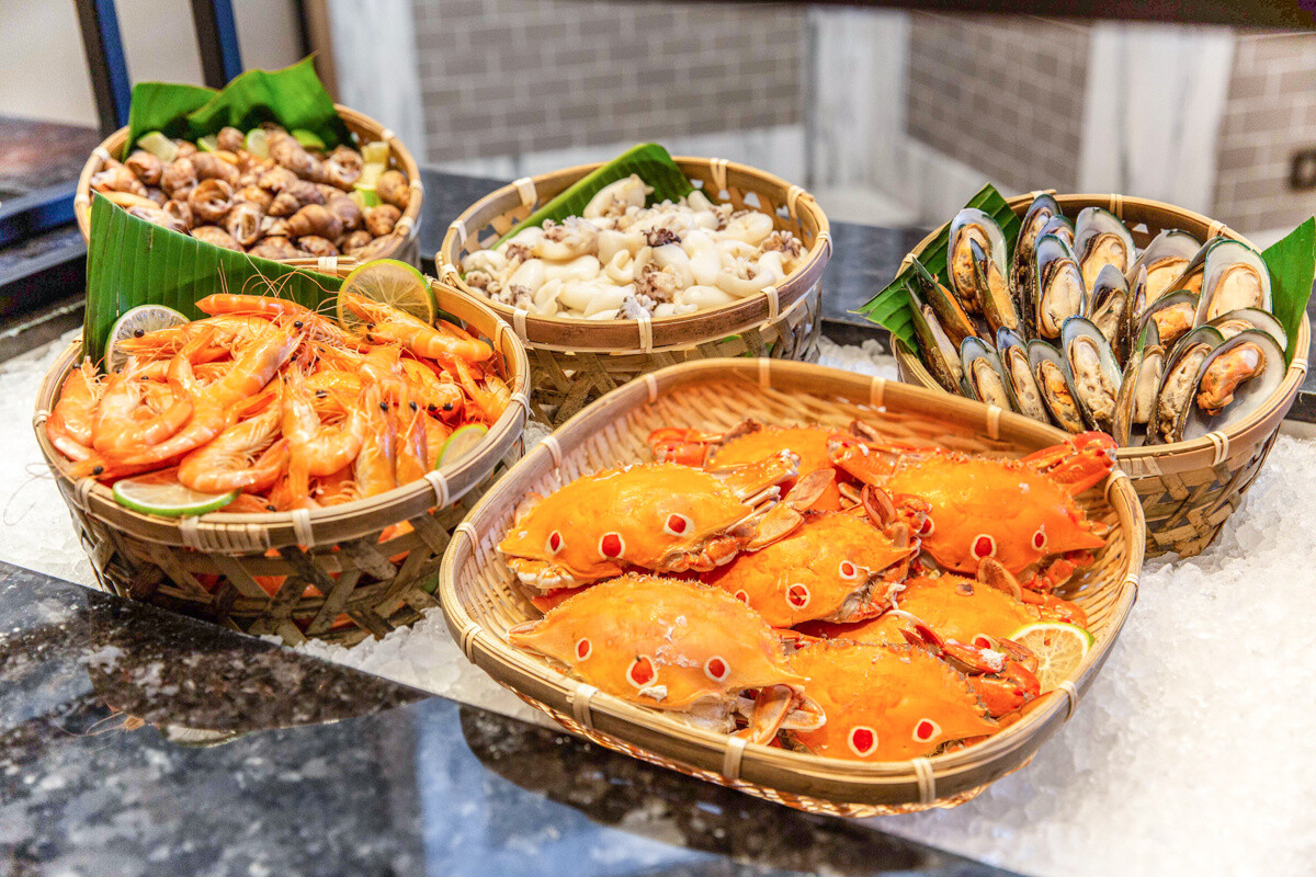 台北萬豪酒店Garden Kitchen 半自助吃到飽｜波士頓龍蝦堡只要300元｜台北大直商圈美食｜ @梅格(Angelababy)享樂日記