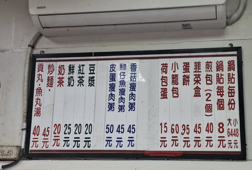 苗栗頭份美食｜在地人最愛的早餐巨無霸大鍋貼『來來早點』菜單、頭份人氣早餐 @梅格(Angelababy)享樂日記