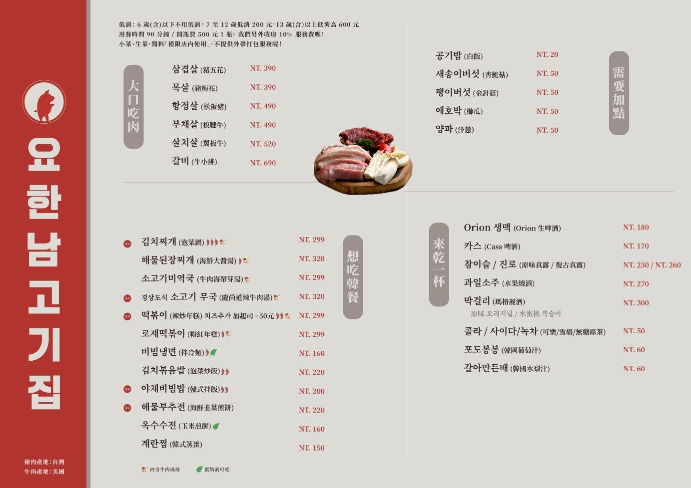 台北最強韓國烤肉｜只用溫體豬肉的好吃免動手燒肉『料韓男 韓國熟成烤五花肉』套餐價格、超值韓國料理推薦 @梅格(Angelababy)享樂日記