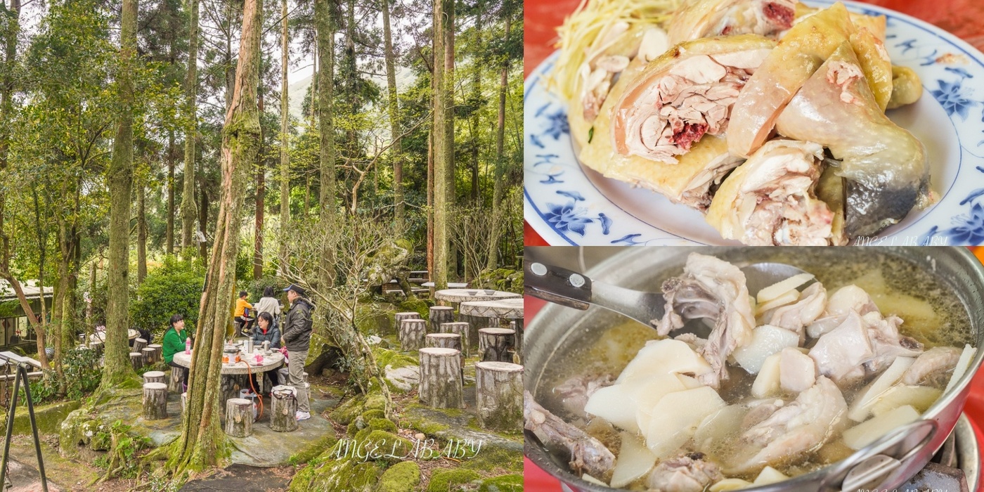 竹湖土雞城｜陽明山吃土雞推薦、森林環抱的景觀餐廳、竹湖土雞城菜單 @梅格(Angelababy)享樂日記