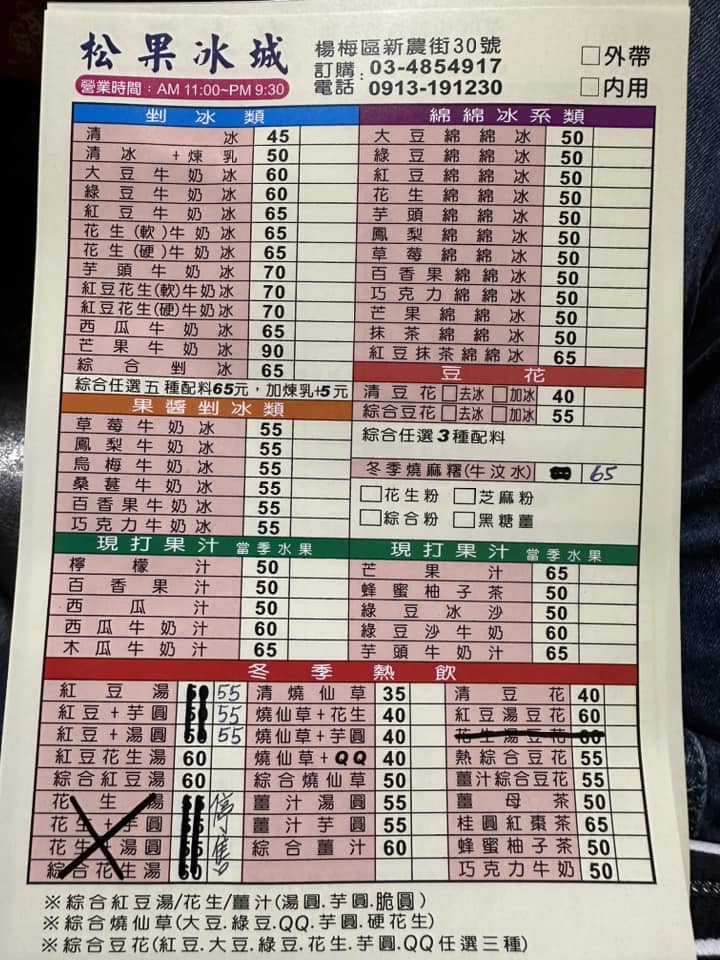 楊梅冰店｜老字號人氣甜點店『松果冰城』價格、好吃剉冰、綿綿冰、冰沙 @梅格(Angelababy)享樂日記