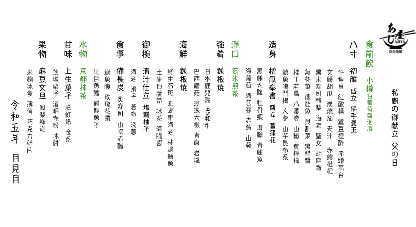 內湖私廚『亞企味屋AJIYA 民權店(味屋私廚) 』菜單、內湖包廂餐廳、內科懷石鐵板燒日料推薦 @梅格(Angelababy)享樂日記