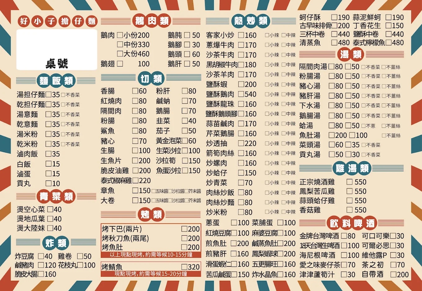 台中美食『好小子擔仔麵』白天也可以吃美味熱炒、好吃鵝肉 @梅格(Angelababy)享樂日記