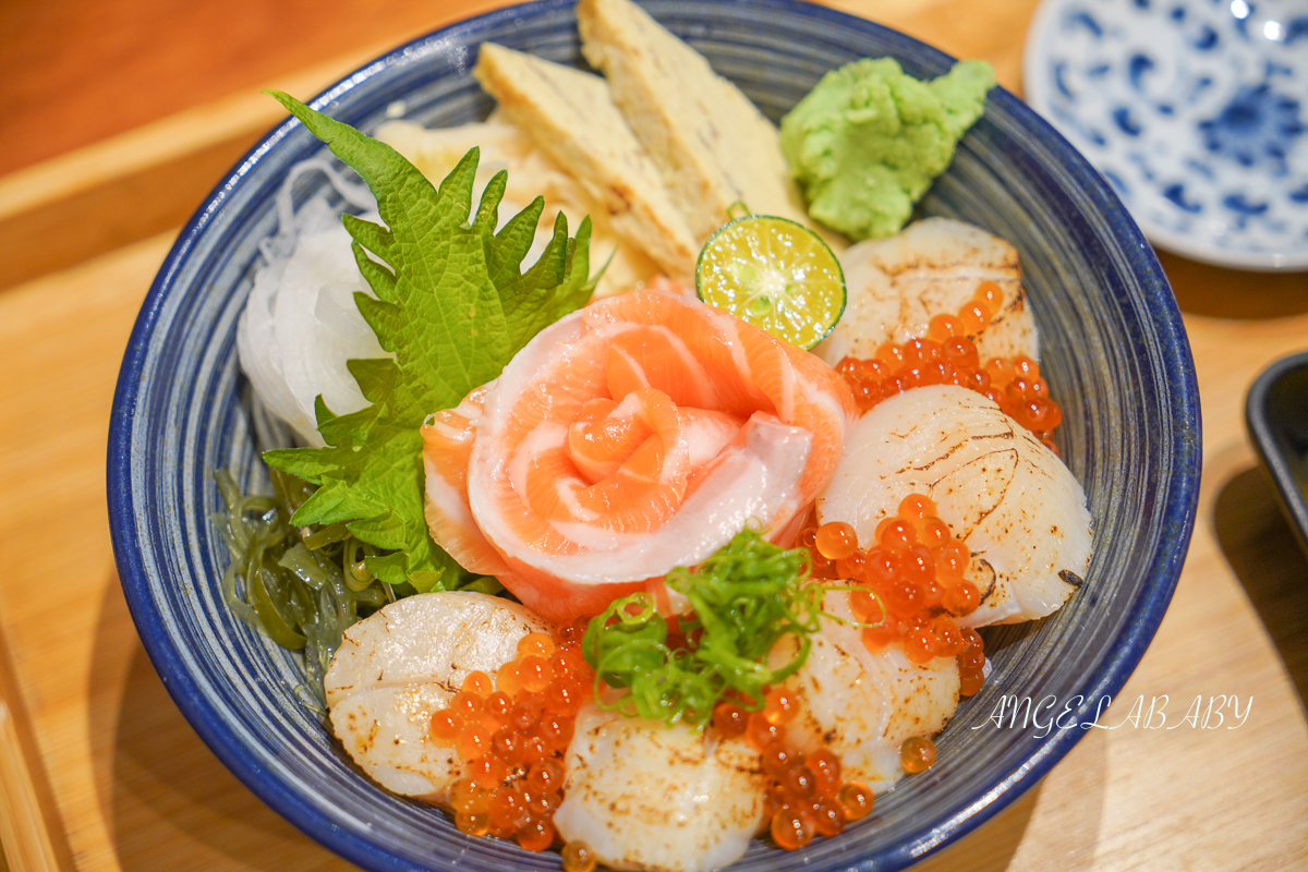 苗栗美食『花鳥和食』超值海鮮丼300元有找、鮭魚味噌湯喝到飽 @梅格(Angelababy)享樂日記