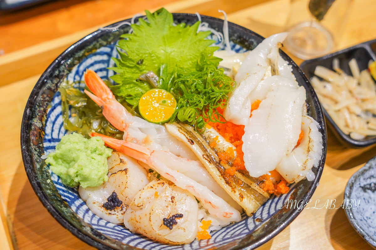 苗栗美食『花鳥和食』超值海鮮丼300元有找、鮭魚味噌湯喝到飽 @梅格(Angelababy)享樂日記