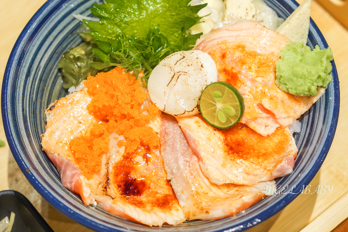 苗栗美食『花鳥和食』超值海鮮丼300元有找、鮭魚味噌湯喝到飽 @梅格(Angelababy)享樂日記