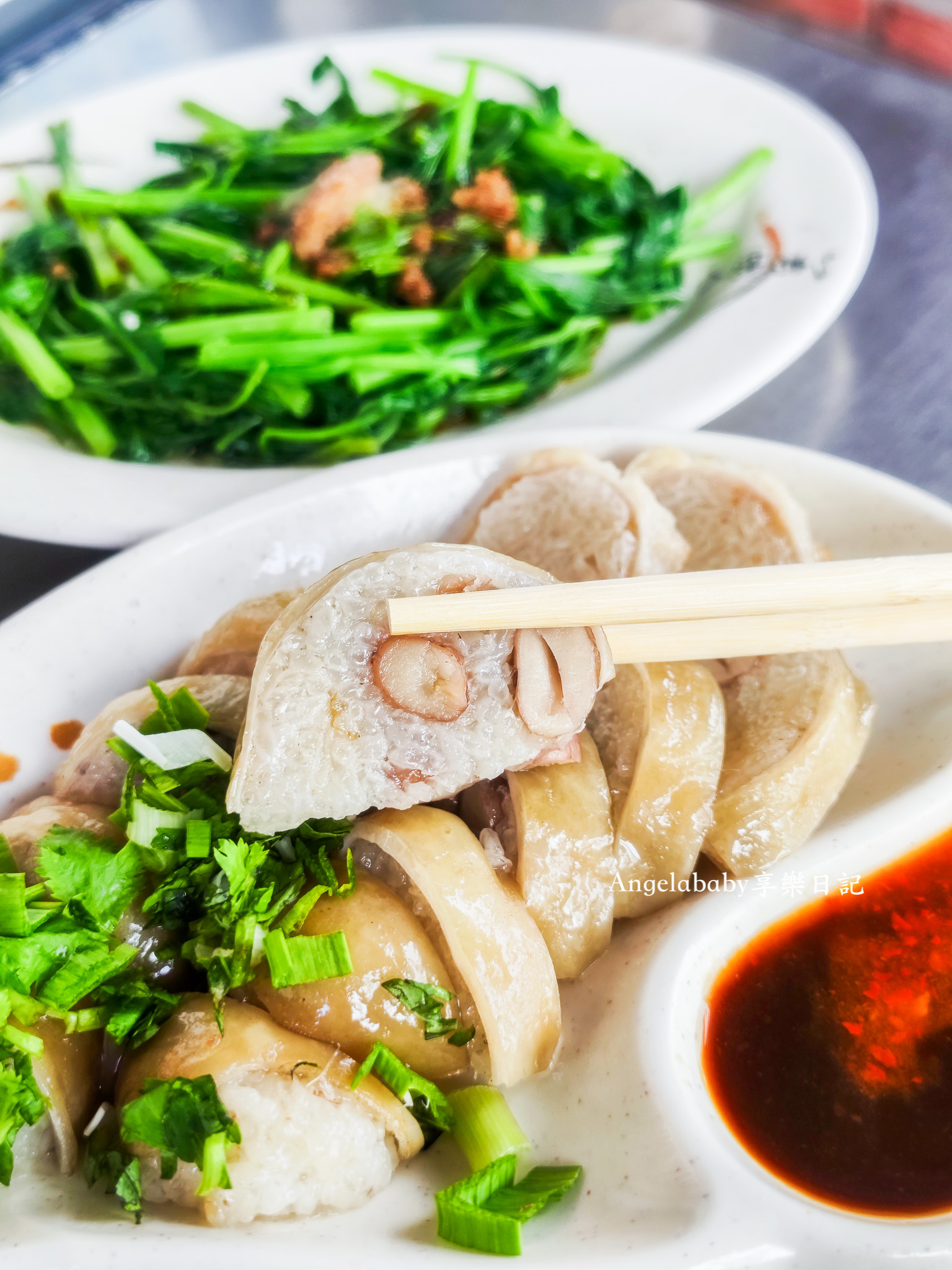 雙連美食『巷仔內大腸煎』原味、花生都好吃，還有限量大腸頭圈晚來吃不到！ @梅格(Angelababy)享樂日記