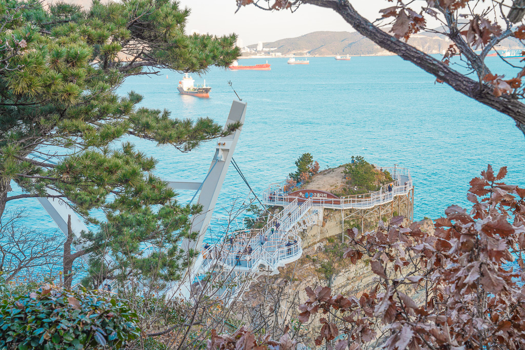釜山推薦 韓國最長跨海纜車『松島海上纜車』360度環景水晶車廂、龍宮雲橋、釜山行程推薦 @梅格(Angelababy)享樂日記