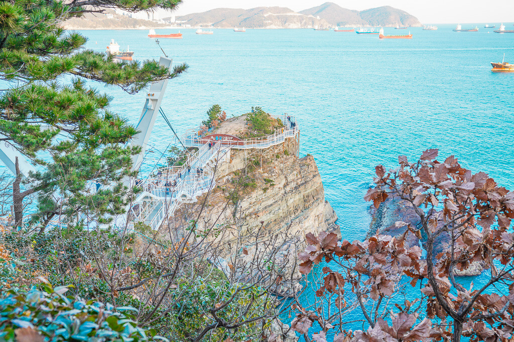 釜山推薦 韓國最長跨海纜車『松島海上纜車』360度環景水晶車廂、龍宮雲橋、釜山行程推薦 @梅格(Angelababy)享樂日記