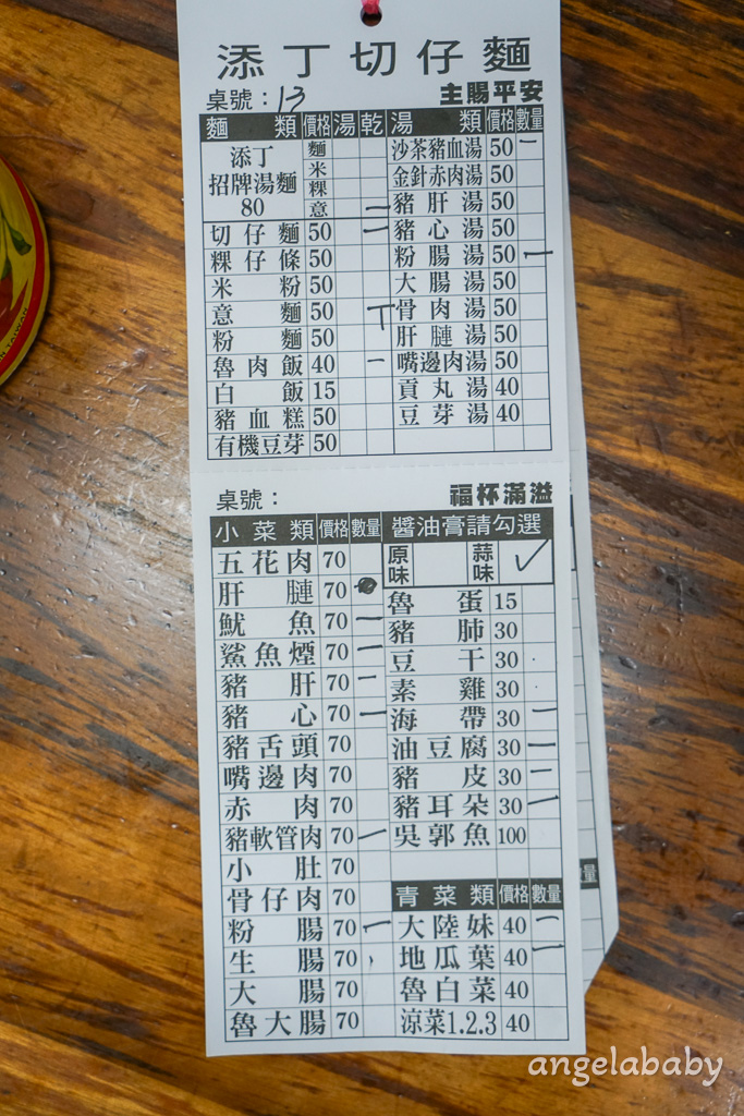 蘆洲美食｜在地熱賣30年好吃切仔麵『添丁切仔麵』菜單、蘆洲黑白切 @梅格(Angelababy)享樂日記