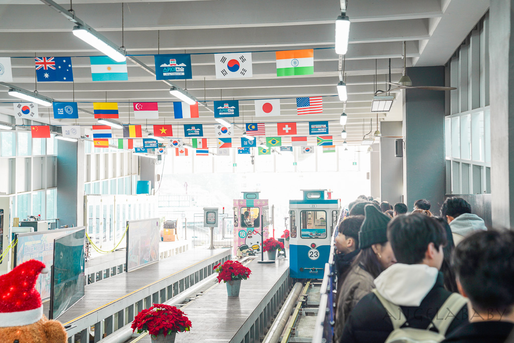 釜山景點｜海雲台藍線公園海岸列車・天空膠囊列車票購買、免費天空步道 @梅格(Angelababy)享樂日記