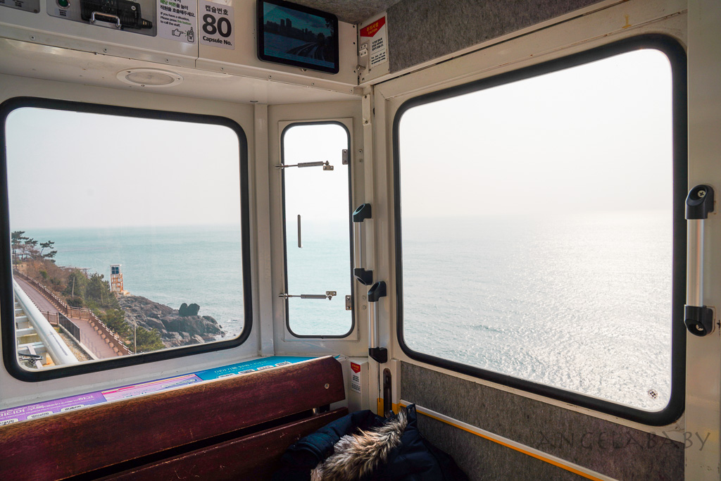 釜山景點｜海雲台藍線公園海岸列車・天空膠囊列車票購買、免費天空步道 @梅格(Angelababy)享樂日記
