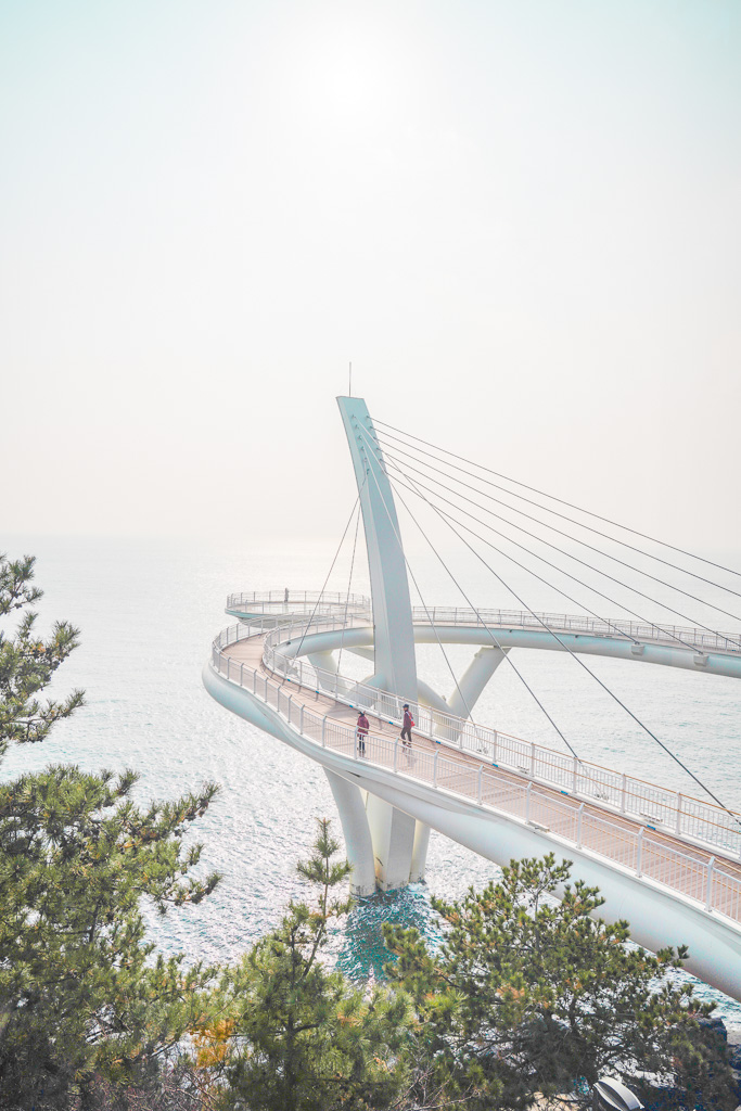 釜山景點｜海雲台藍線公園海岸列車・天空膠囊列車票購買、免費天空步道 @梅格(Angelababy)享樂日記