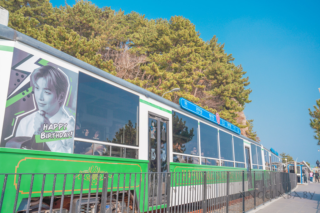 釜山景點｜海雲台藍線公園海岸列車・天空膠囊列車票購買、免費天空步道 @梅格(Angelababy)享樂日記