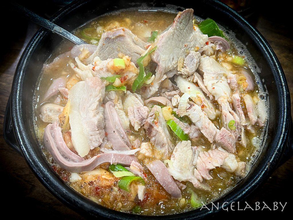 釜山西面站24小時豬肉湯飯『일품장원돼지국밥』一品狀元豬肉湯飯 @梅格(Angelababy)享樂日記