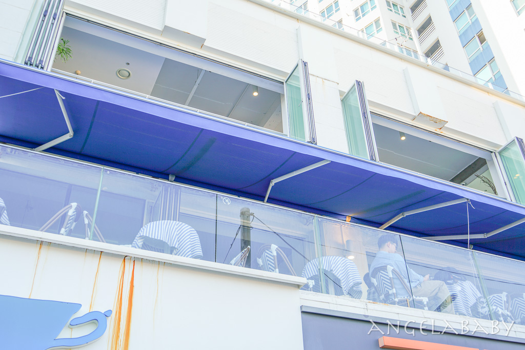 釜山廣安大橋絕美海景咖啡『Cafe Haute』 카페오뜨 광안비치점 希臘純白獨棟咖啡 @梅格(Angelababy)享樂日記