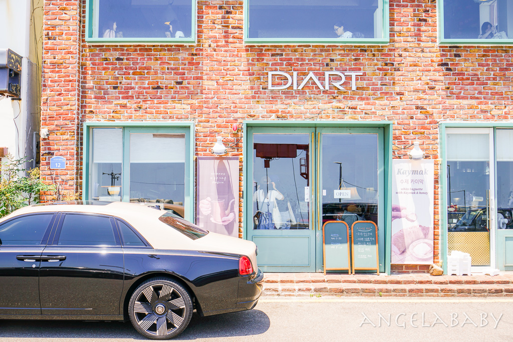釜山青沙浦景觀咖啡『DIART COFFEE』招牌土耳其蜂蜜奶油吐司（Kaymak）號稱人生必吃的麵包 @梅格(Angelababy)享樂日記