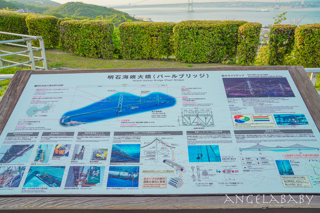 淡路高速公路服務區『星巴克淡路SA下行線』有明石海峽大橋，摩天輪及戀人聖地景點的高速公路服務區 @梅格(Angelababy)享樂日記