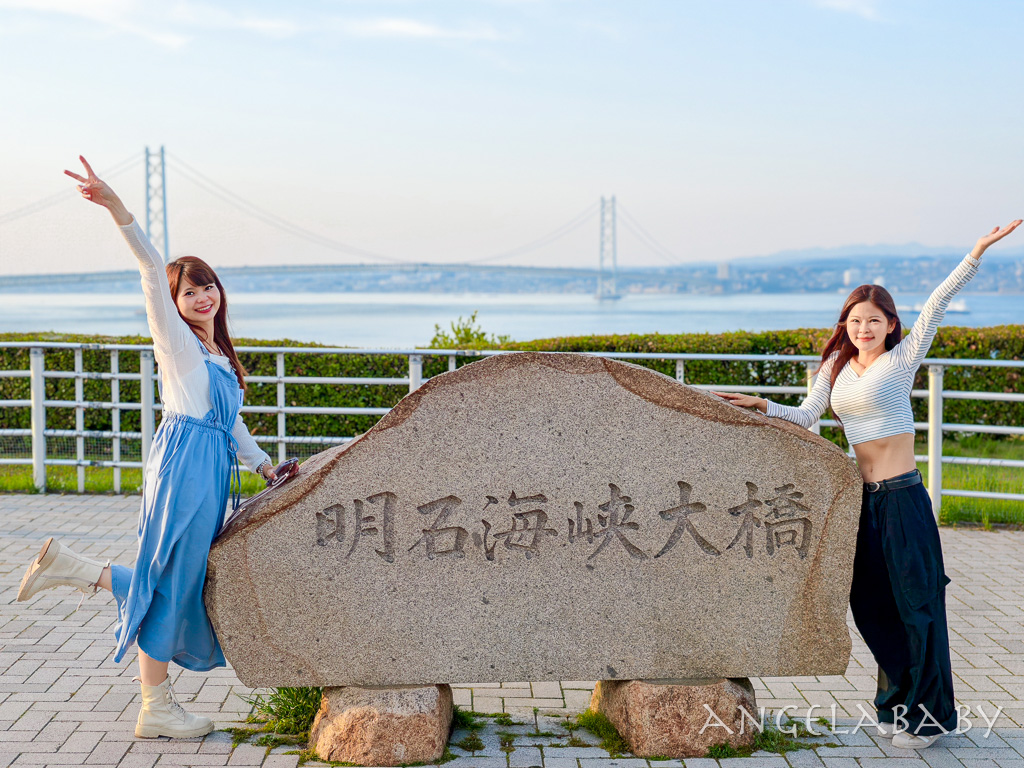淡路高速公路服務區『星巴克淡路SA下行線』有明石海峽大橋，摩天輪及戀人聖地景點的高速公路服務區 @梅格(Angelababy)享樂日記