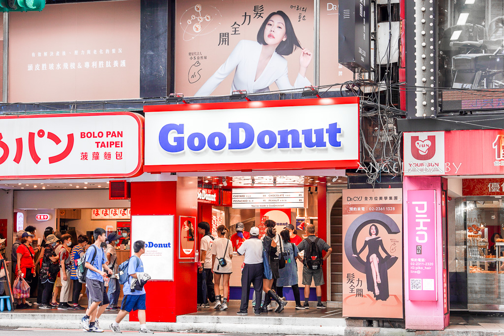 台北最夯排隊甜甜圈『GooDonut』藝人阿Ken新品牌，北車商圈必吃甜點推薦、抽電影票 @梅格(Angelababy)享樂日記