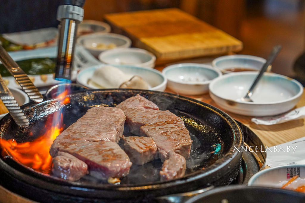 札嘎其站美食『조선의한우부산남포점/朝鮮韓牛南浦店』火焰韓牛、菜單 @梅格(Angelababy)享樂日記