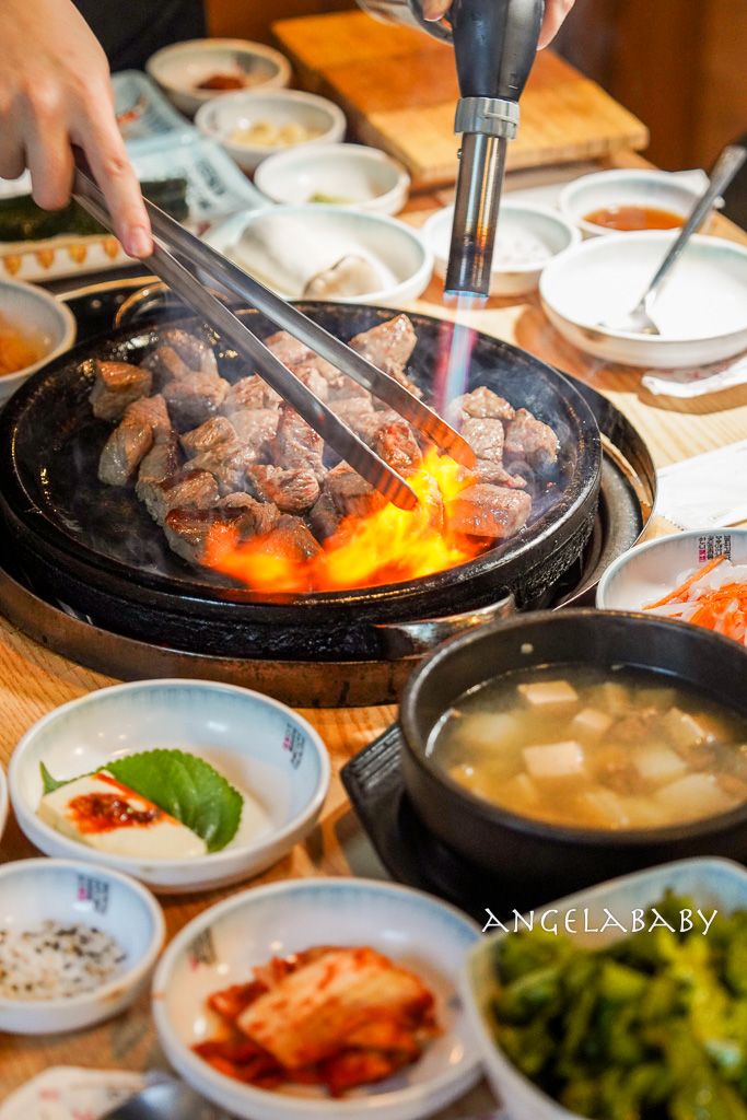 札嘎其站美食『조선의한우부산남포점/朝鮮韓牛南浦店』火焰韓牛、菜單 @梅格(Angelababy)享樂日記