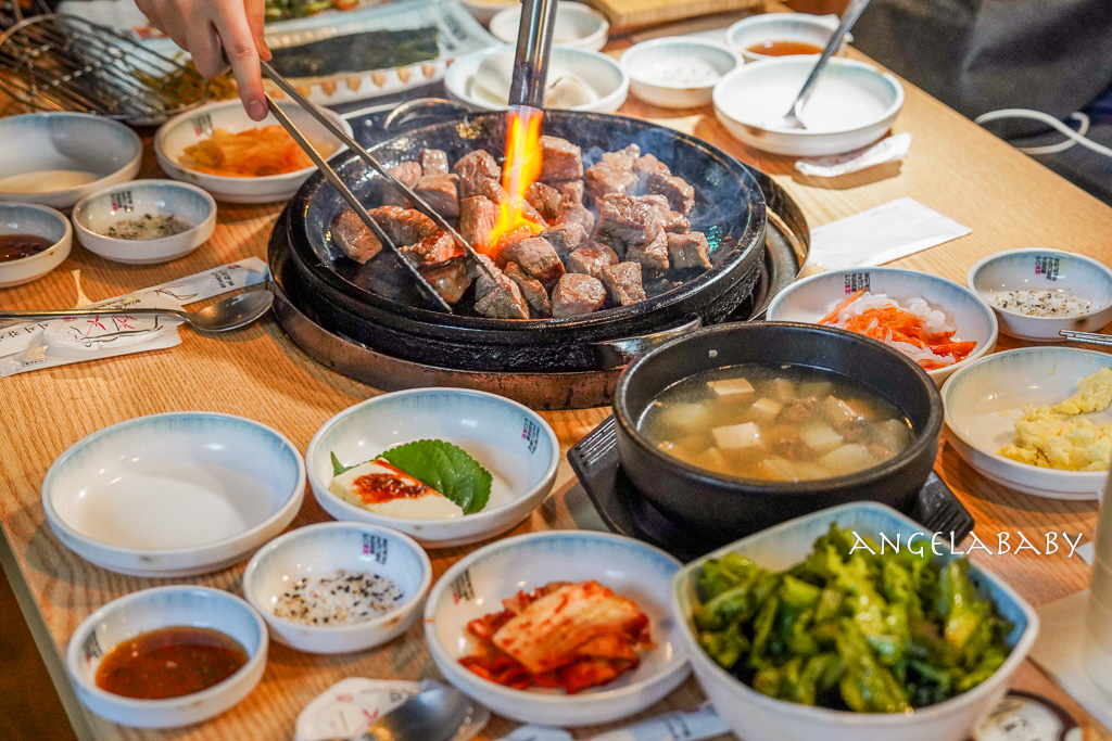 札嘎其站美食『조선의한우부산남포점/朝鮮韓牛南浦店』火焰韓牛、菜單 @梅格(Angelababy)享樂日記