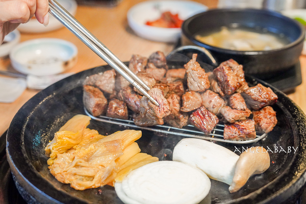 札嘎其站美食『조선의한우부산남포점/朝鮮韓牛南浦店』火焰韓牛、菜單 @梅格(Angelababy)享樂日記