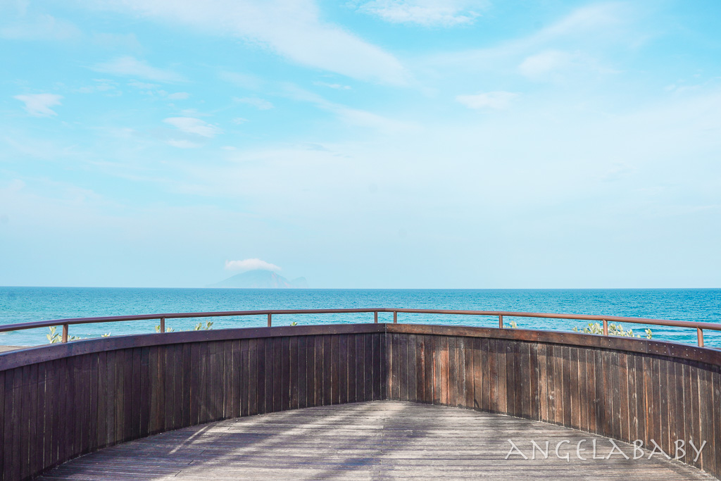 宜蘭壯圍景點『大福觀海旭日平台』(沙丘鐵馬廊道觀景平台) 玩水看海欣賞龜山島 @梅格(Angelababy)享樂日記