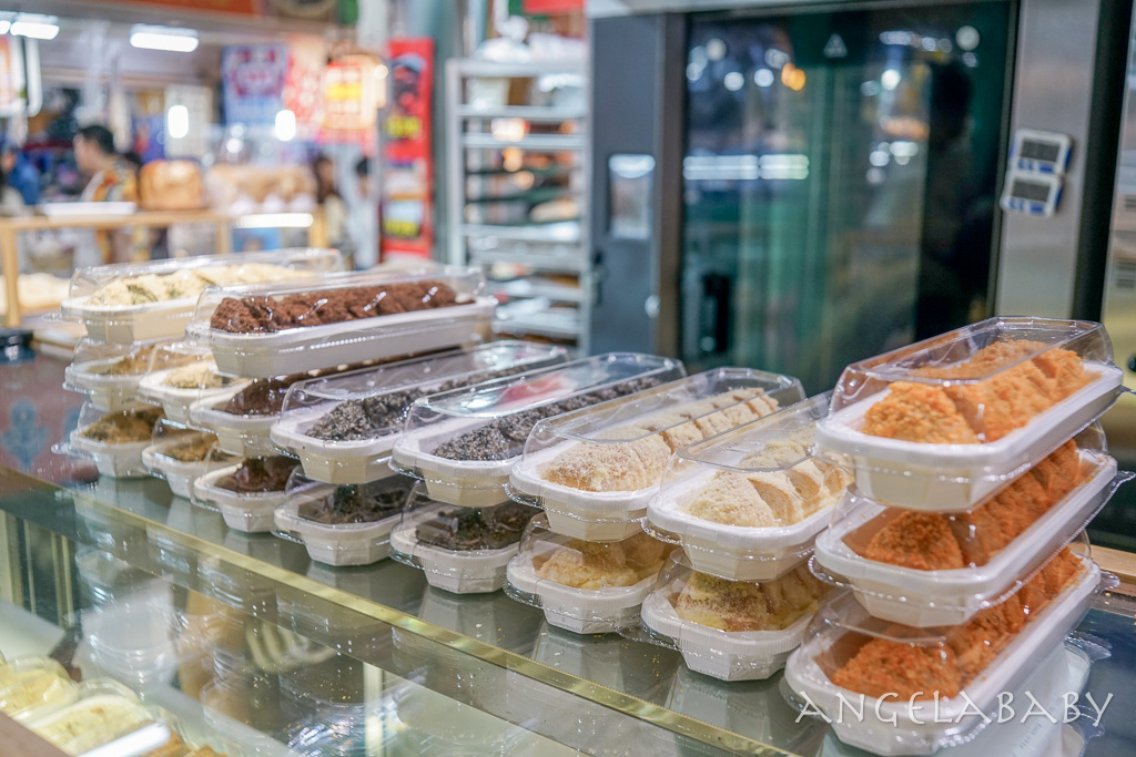 釜山南浦洞富平市場必吃『Mil Got (밀곳)』招牌黃豆奶油艾草麵包（奶油餡紅豆艾草糯米糕） @梅格(Angelababy)享樂日記