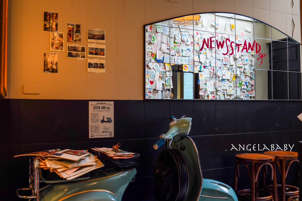 台中西區英國書報風咖啡『NEWSSTAND』超好吃開心果甜點 @梅格(Angelababy)享樂日記