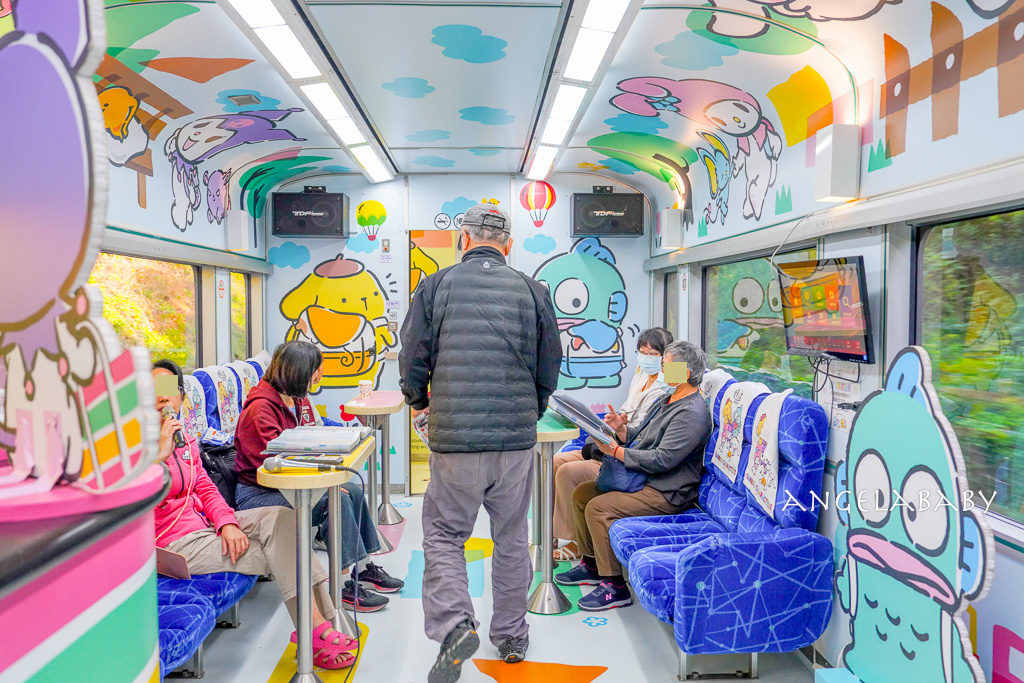 台灣最夢幻的鐵道旅行『三麗鷗萌旅號』吃喝玩樂一次滿足、獨一無二的移動式樂園、免費KTV唱到飽 @梅格(Angelababy)享樂日記