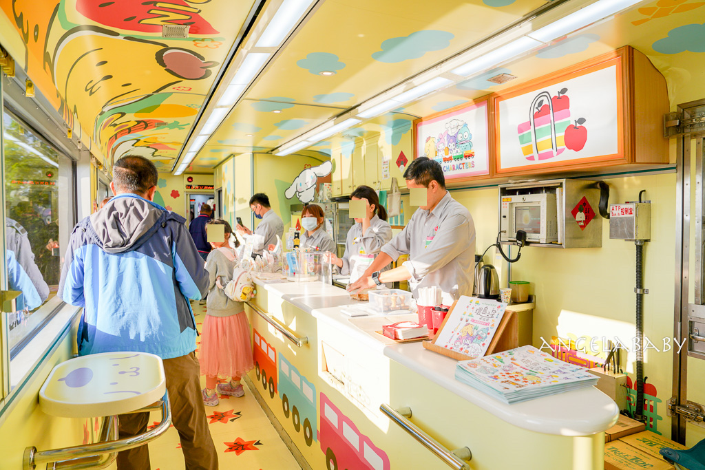 台灣最夢幻的鐵道旅行『三麗鷗萌旅號』吃喝玩樂一次滿足、獨一無二的移動式樂園、免費KTV唱到飽 @梅格(Angelababy)享樂日記