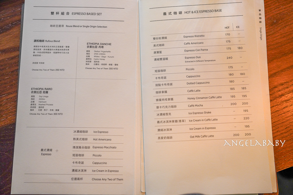 中山國中站復古咖啡『RUFOUS COFFEE ROASTERS 2』菜單、亞洲最棒的50家咖啡館 @梅格(Angelababy)享樂日記