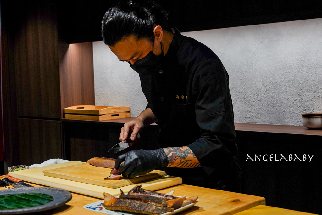 中山站巷弄超手藝無菜單料理『鮨冶吉』共計20品飽足感十足的日本進口水產無菜單推薦 @梅格(Angelababy)享樂日記
