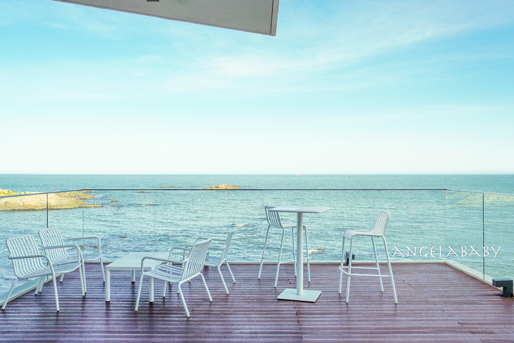 釜山機張｜海景第一排景觀咖啡『cafe coralani（코랄라니）』釜山海景咖啡廳 @梅格(Angelababy)享樂日記