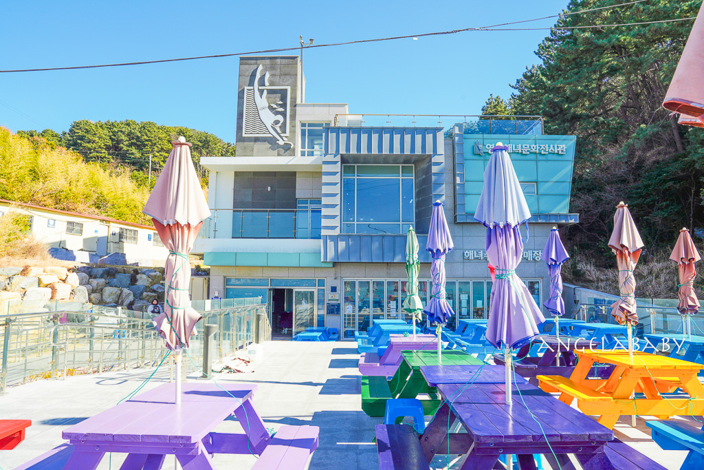 釜山景點『影島海女村』大啖海女海鮮拉麵、海膽飯卷 @梅格(Angelababy)享樂日記