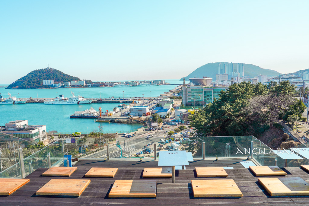 釜山影島區景觀咖啡『385咖啡｜카페 385』釜山通行證享8折優惠 @梅格(Angelababy)享樂日記