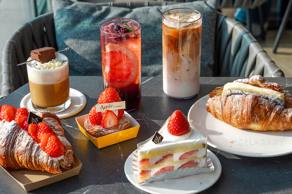 釜山市區景觀咖啡廳『Avenir (아브니르)』地鐵走路就可以抵達、好吃草莓可頌 @梅格(Angelababy)享樂日記