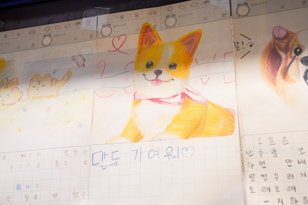 南浦洞咖啡廳『더타임나우&nbsp;The Time Now』超萌科基狗狗的主題咖啡 @梅格(Angelababy)享樂日記