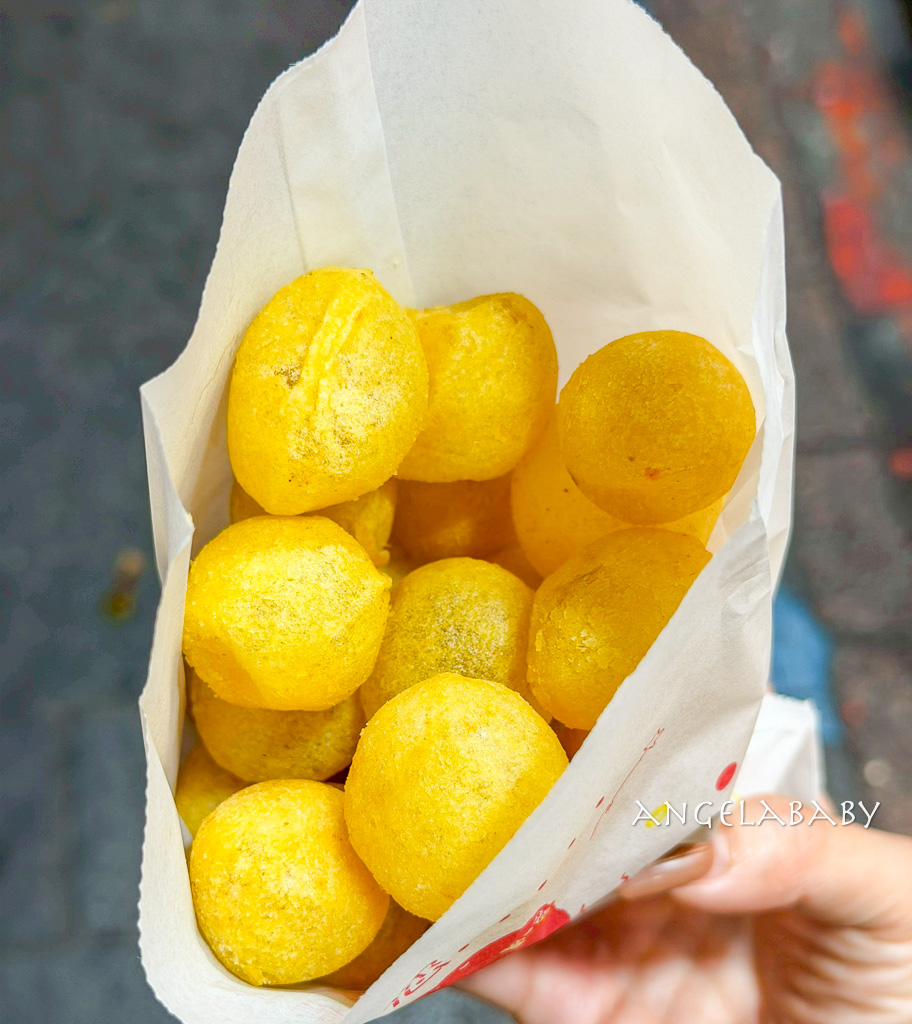 士林夜市必吃美食『士林夜市裕翔地瓜球』1顆只要$1 @梅格(Angelababy)享樂日記