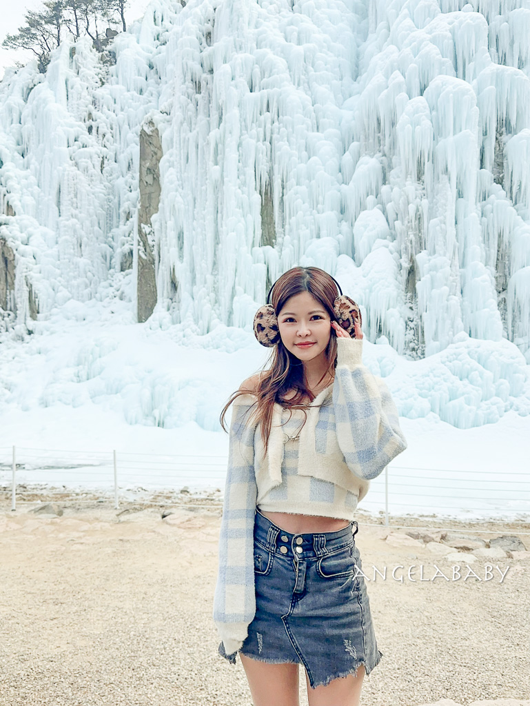 釜山一日遊推薦『青松冰谷』청송 얼음골，巨型冰雕石壁宛如冰雪奇緣電影場景 @梅格(Angelababy)享樂日記