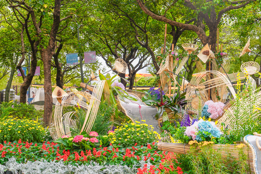 台北免費賞花｜大安森林公園繡球花、杜鵑花季 不容錯過的夢幻百花花園（花季至3/31) @梅格(Angelababy)享樂日記