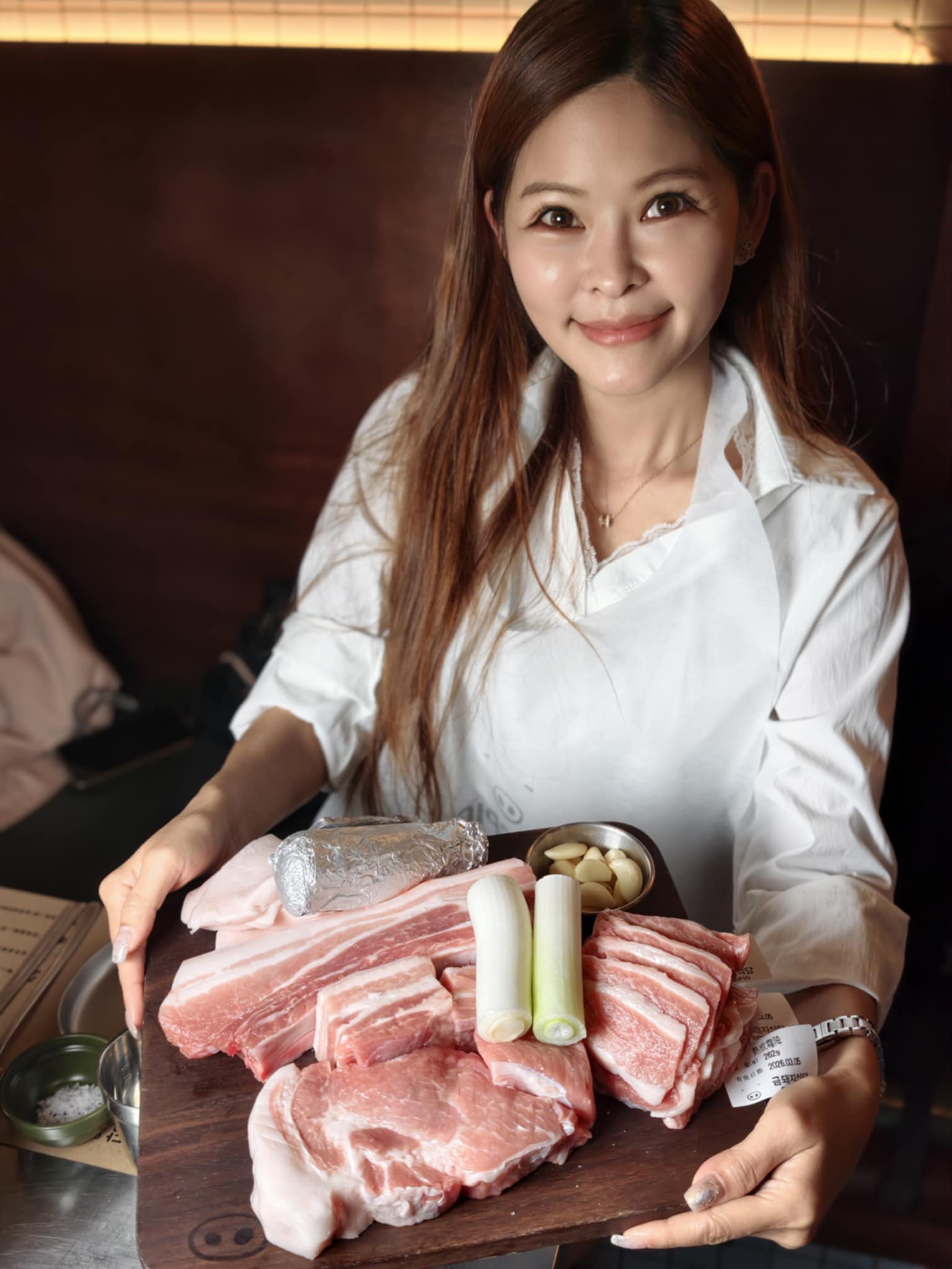 中山站韓國烤肉『金豬食堂 Gold Pig Taiwan』訂位方式、韓國米其林燒肉首家海外店，金豬食堂菜單 @梅格(Angelababy)享樂日記