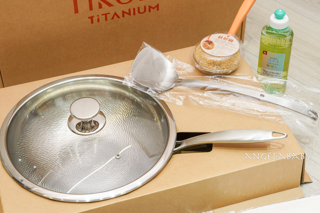 限時優惠『TiKOBO TiCOOK 鈦鈦鍋』無塗層最安心的純鈦炒鍋、瓦斯爐/IH爐都可以用 @梅格(Angelababy)享樂日記
