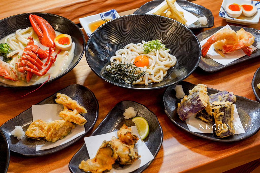 中山站新開幕｜買一送一『食悅 うどん天ぷら』首家引進日本50年職人手工烏龍麵直送來台 @梅格(Angelababy)享樂日記
