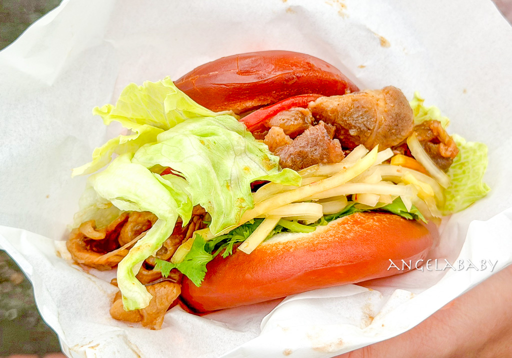 宜蘭清溝夜市必吃『黃金燒肉刈包/黃金燒肉割包』營業時間、口味價格 @梅格(Angelababy)享樂日記
