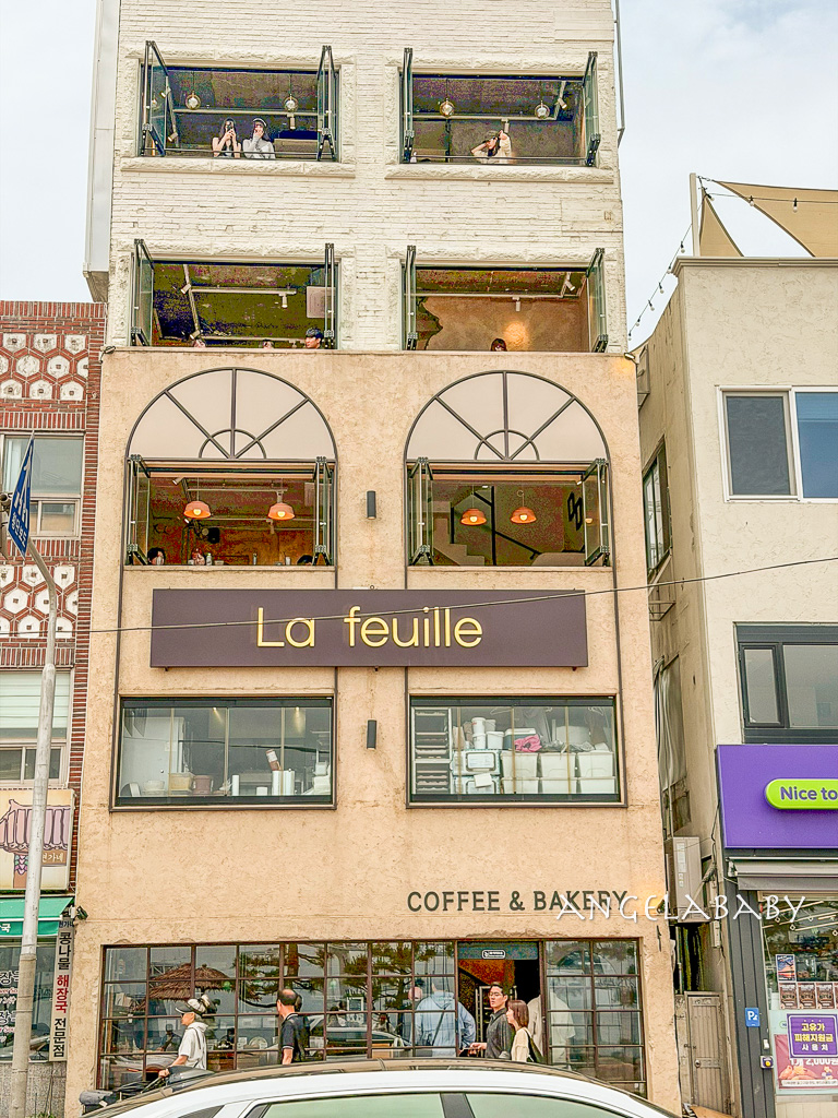 廣安里景觀咖啡麵包『La Feuille（라푀유 광안점）』廣安大橋咖啡廳 @梅格(Angelababy)享樂日記