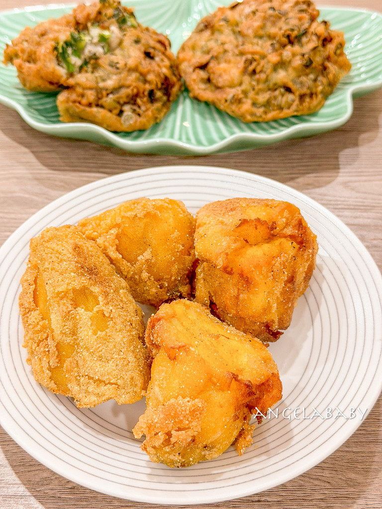新莊美食｜福壽街必吃下午茶『後龍蚵嗲』菜單、蚵仔太肥、地瓜必點 @梅格(Angelababy)享樂日記